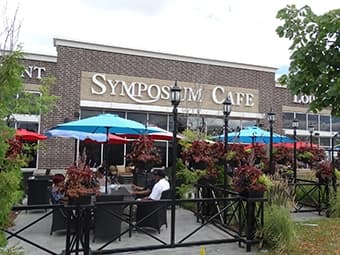 Symposium Cafe Ajax Restaurant Outdoor