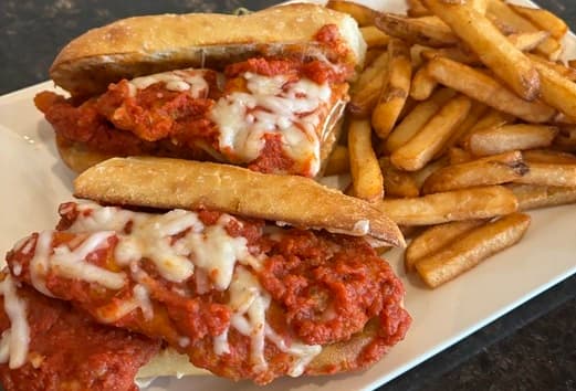 Lunch Specials Chicken Parmesan at Symposium Brantford