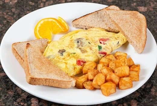 Breakfast eggs and bacon Symposium Cambridge Ontario