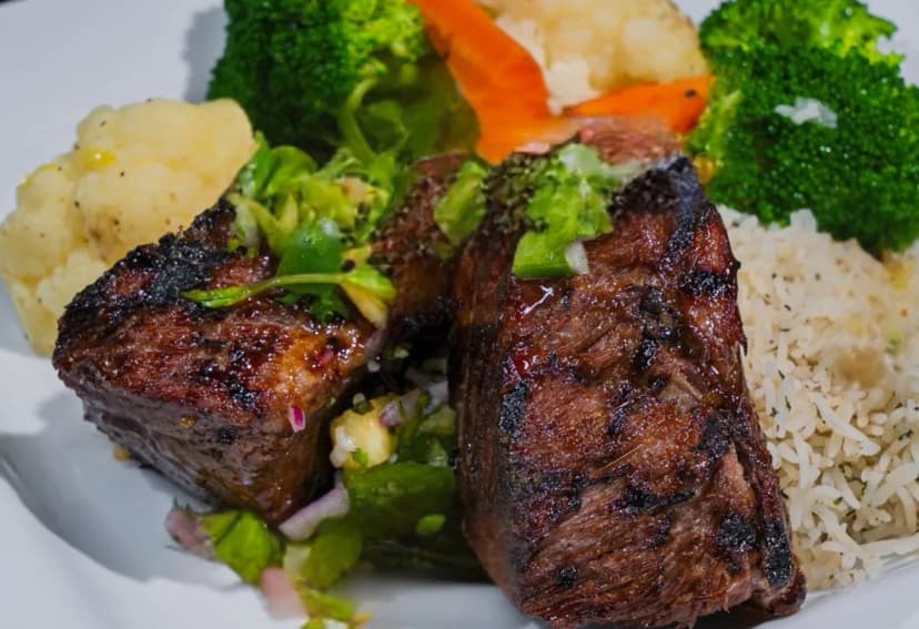 Dinner Entree Short Ribs at Symposium Restaurant Georgetown