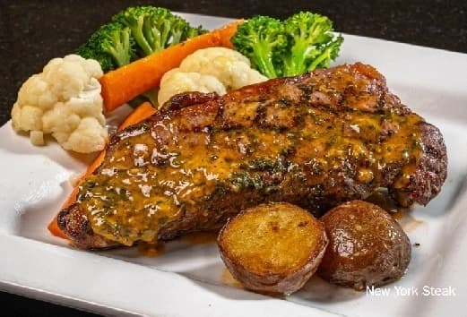 Dinner Entree Steak Vegetables Ontario