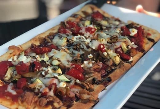 Appetizer Vegetarian Flatbread Thornhill Restaurant