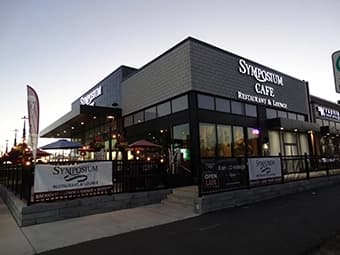 Symposium Cafe Oshawa Restaurant Outdoor