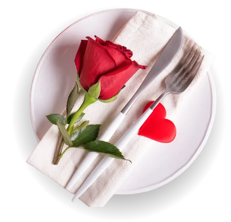 Plate Valentines Day