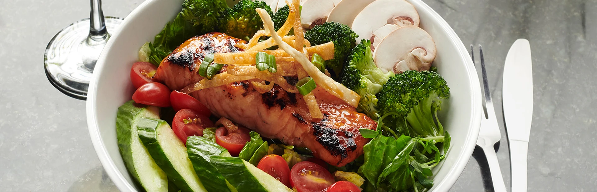 Teriyaki Salmon Salad