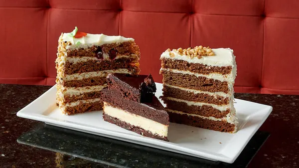 Milton’s best cake selection with Carrot Cake, cheesecakes and rich chocolate desserts.